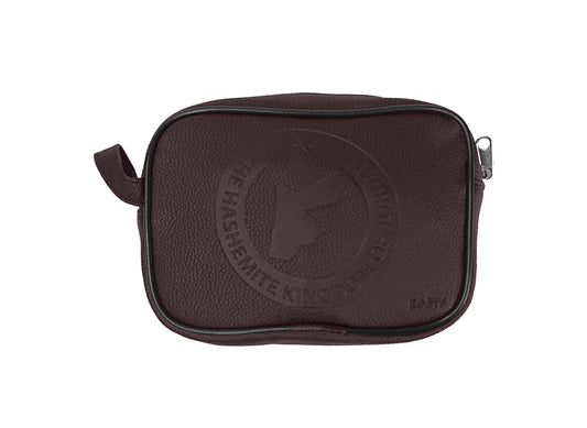 Dark Brown Jordan Map Dopp Bag