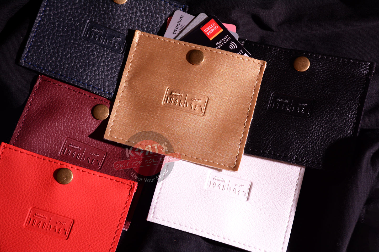 Jordan Map Red Leather Wallet