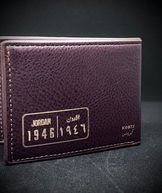 Men JORDAN PLATE 1946 Leather Wallet