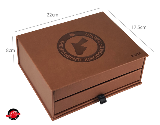 Jordan Map Leather Box