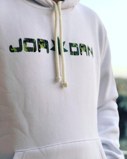 Hoodie White Jordanian Star - نجمة الاردن